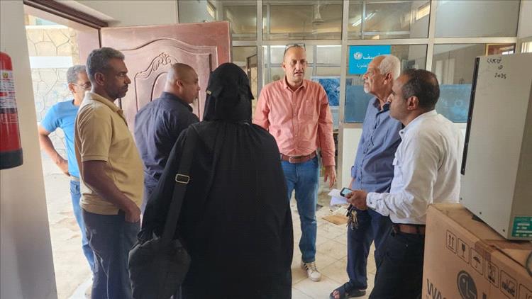 الشعبي وباخبيرة يعانيان أضرار مختبر المياه في البرزخ