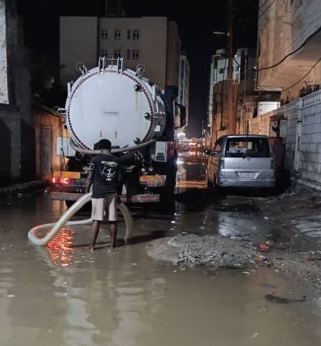 شفط مياه الامطار ف خورمكسر